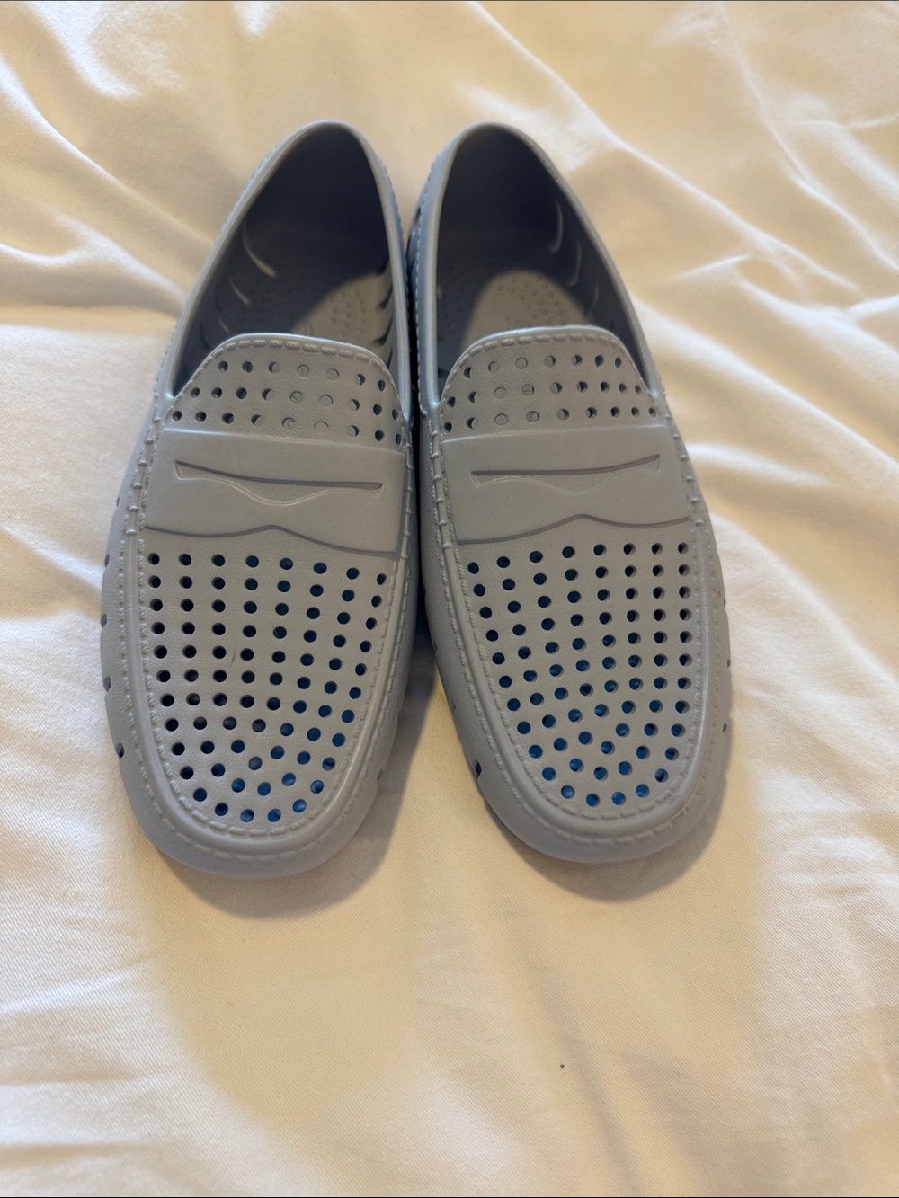 Floafers- light blue Men's Perforated Slip-On